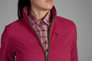 Woodcock Fleece Dam Klassisk burgundy - Seeland
