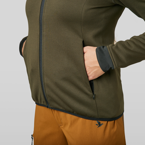 Powerfleece dam Pine green - Seeland