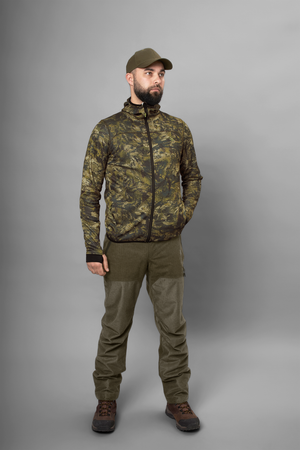 Power Camo fleecejacka InVis green - Seeland