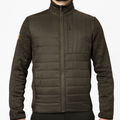Theo Hybrid Fleece väst Pine green - Seeland