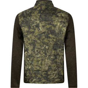 Theo Hybrid Kamouflage Fleeceväst Pine green/InVis green - Seeland