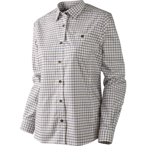 Lancaster Lady L/S skjorta Blackberry check - Härkila