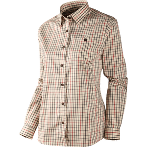 Lancaster Lady L/S skjorta Red check - Härkila