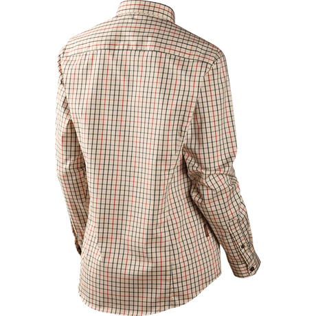 Lancaster Lady L/S skjorta Red check - Härkila