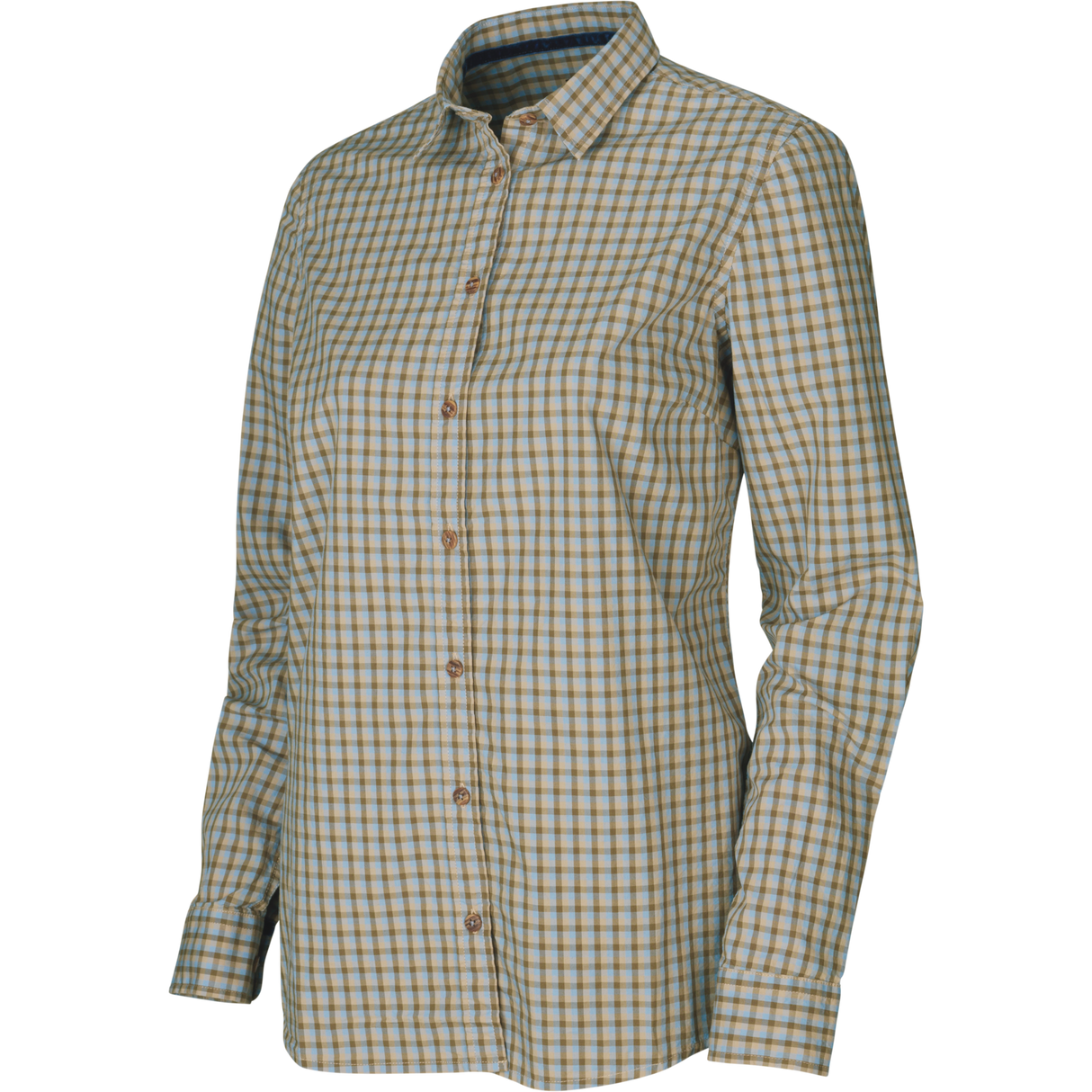 Selja Lady L/S rutig skjorta Heritage blue check - Härkila