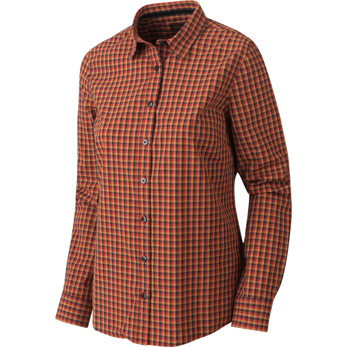 Selja Lady L/S rutig skjorta - Röd/Svart - Härkila