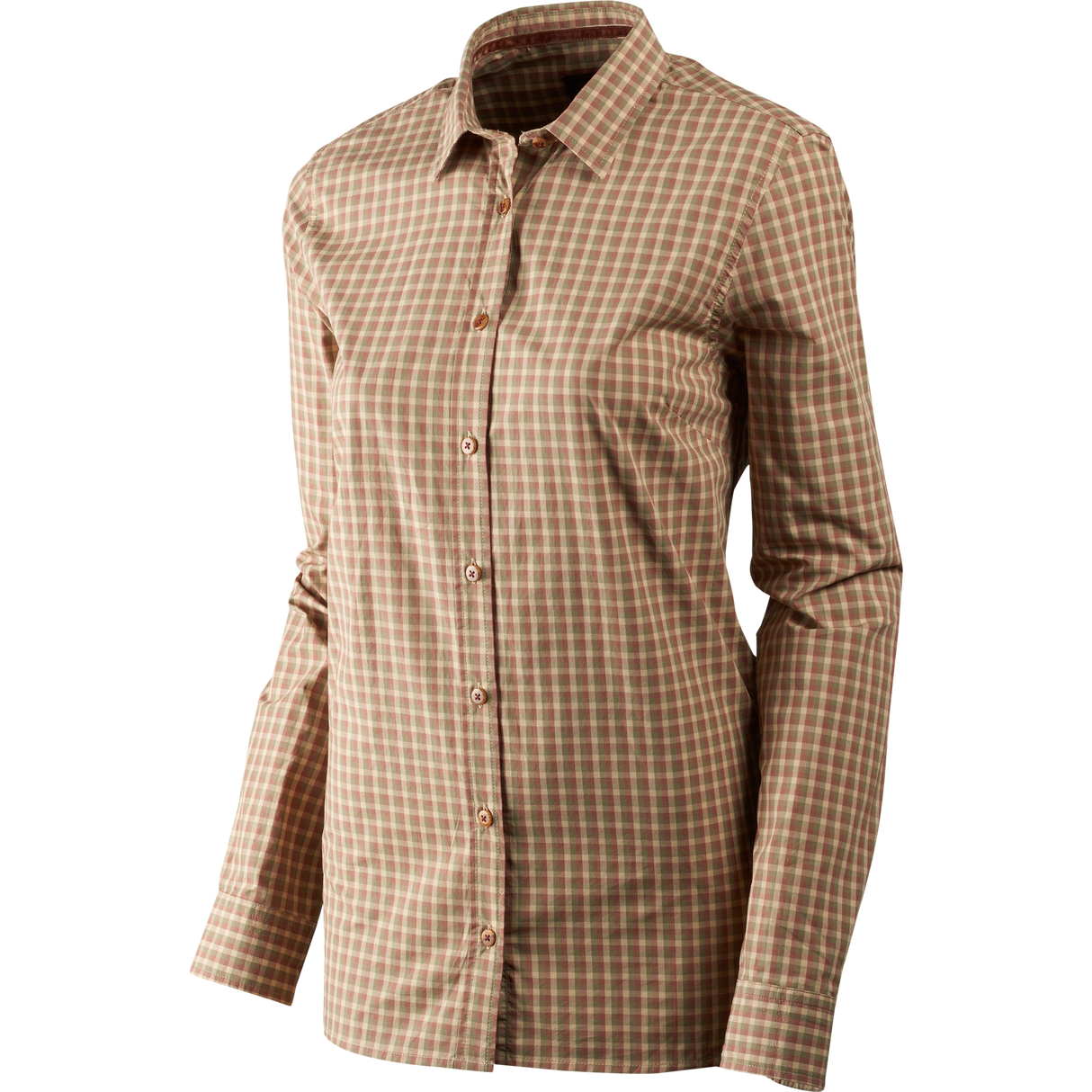 Selja Lady L/S rutig skjorta Moonlight rose check - Härkila