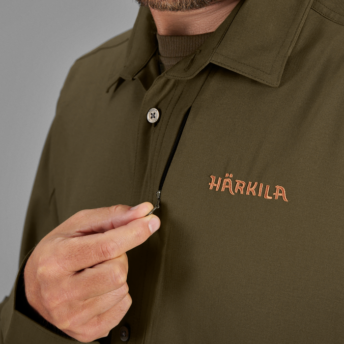 Trail L/S skjorta Willow green - Härkila