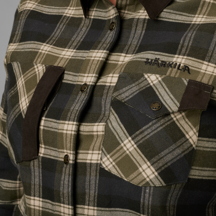 Aivak L/S skjorta - Dam Oliv - Härkila