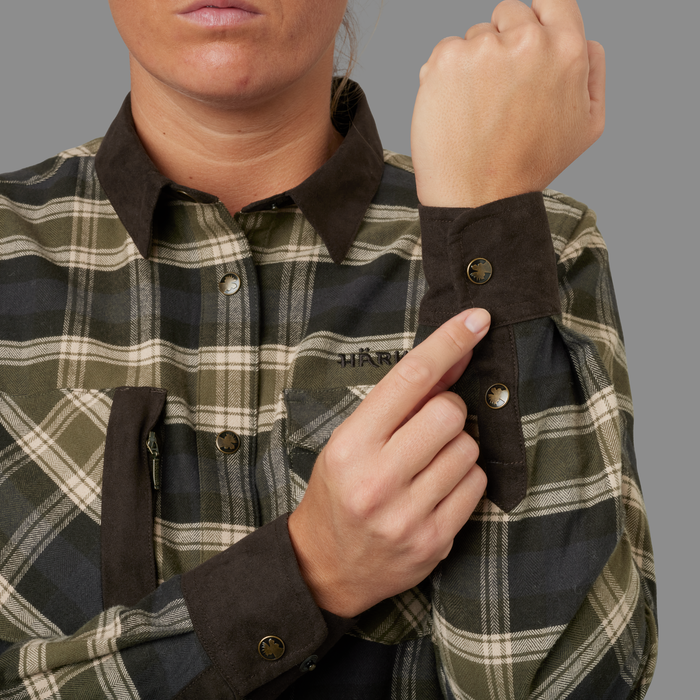 Aivak L/S skjorta - Dam Oliv - Härkila