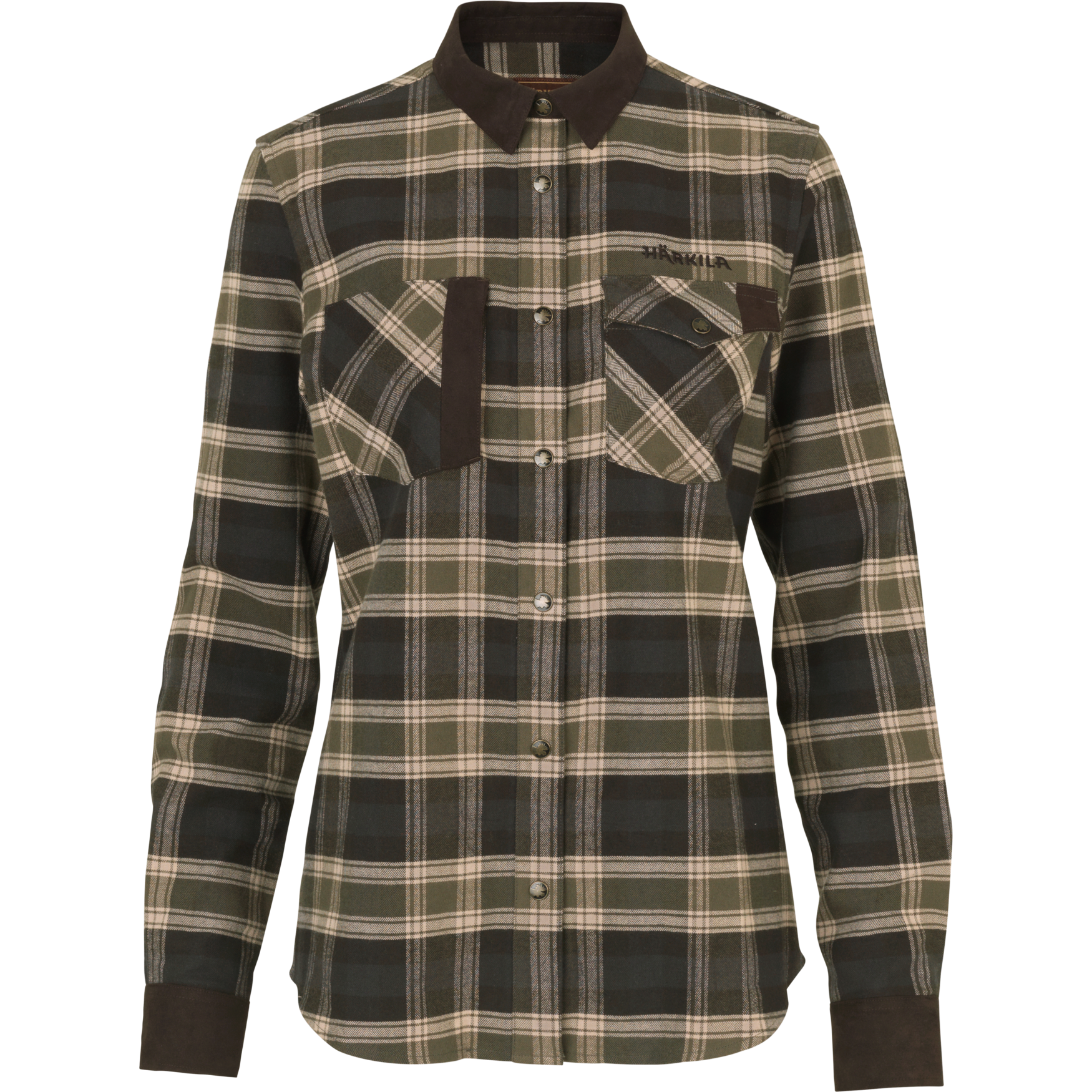 Aivak L/S skjorta - Dam Oliv - Härkila