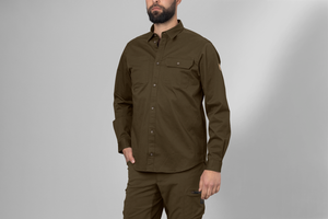 Trym L/S skjorta Willow green - Härkila