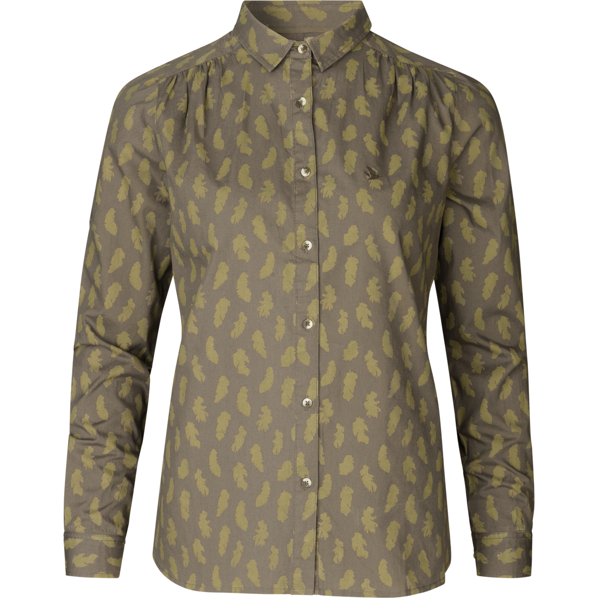 Skeet Lady skjorta Olive Feather - Seeland