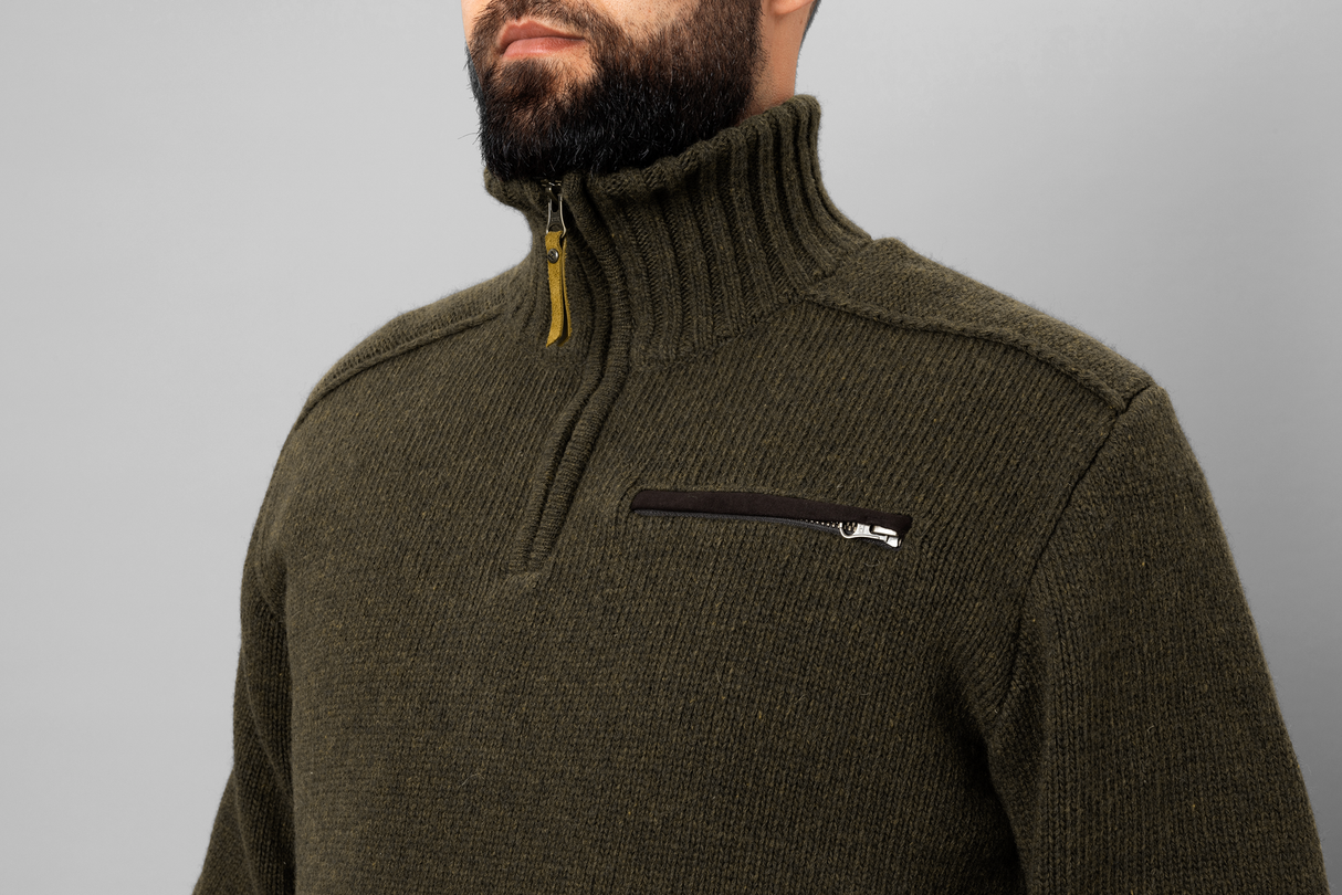 Annaboda 2.0 HSP stickad tröja Willow green - Härkila