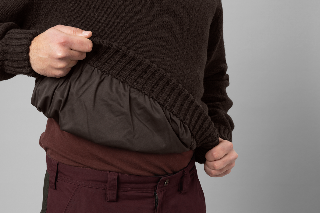 Annaboda 2.0 HSP stickad tröja - Demitasse brown - Härkila