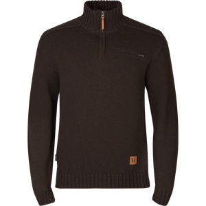 Annaboda 2.0 HSP stickad tröja - Demitasse brown - Härkila