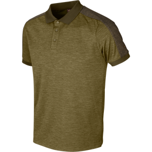Tech pikétröja Dark olive/Willow green - Härkila