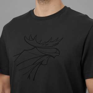 Grafisk T-shirt 2-pack Brown granite/Phantom - Härkila