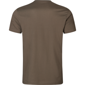 Grafisk T-shirt 2-pack Brown granite/Phantom - Härkila