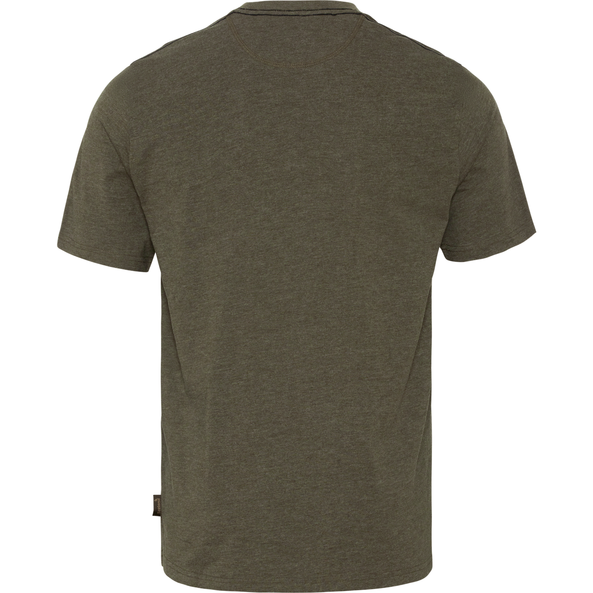 Frilufts-t-shirt Pine green melange - Seeland