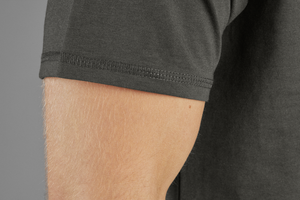 Outdoor 2-pack T-shirt Raven/Pine green - Seeland