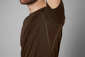Active S/S t-shirt Demitasse Brun - Seeland