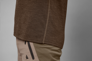 Active S/S t-shirt Demitasse Brun - Seeland