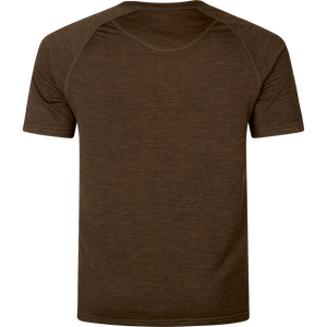 Active S/S t-shirt Demitasse Brun - Seeland