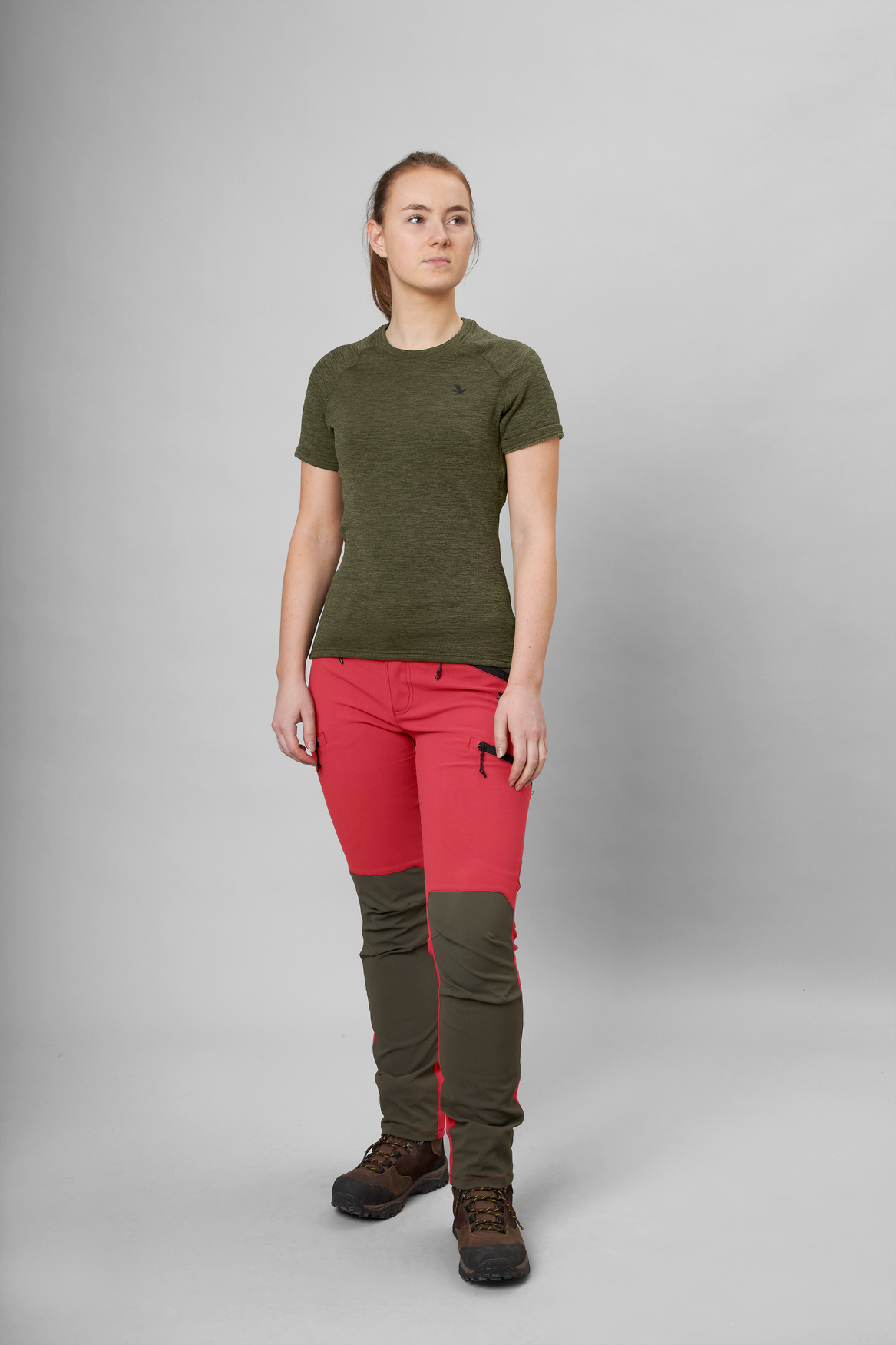 Active kortärmad T-shirt för kvinnor Pine green - Seeland