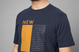 Path T-shirt Dark Navy - Seeland