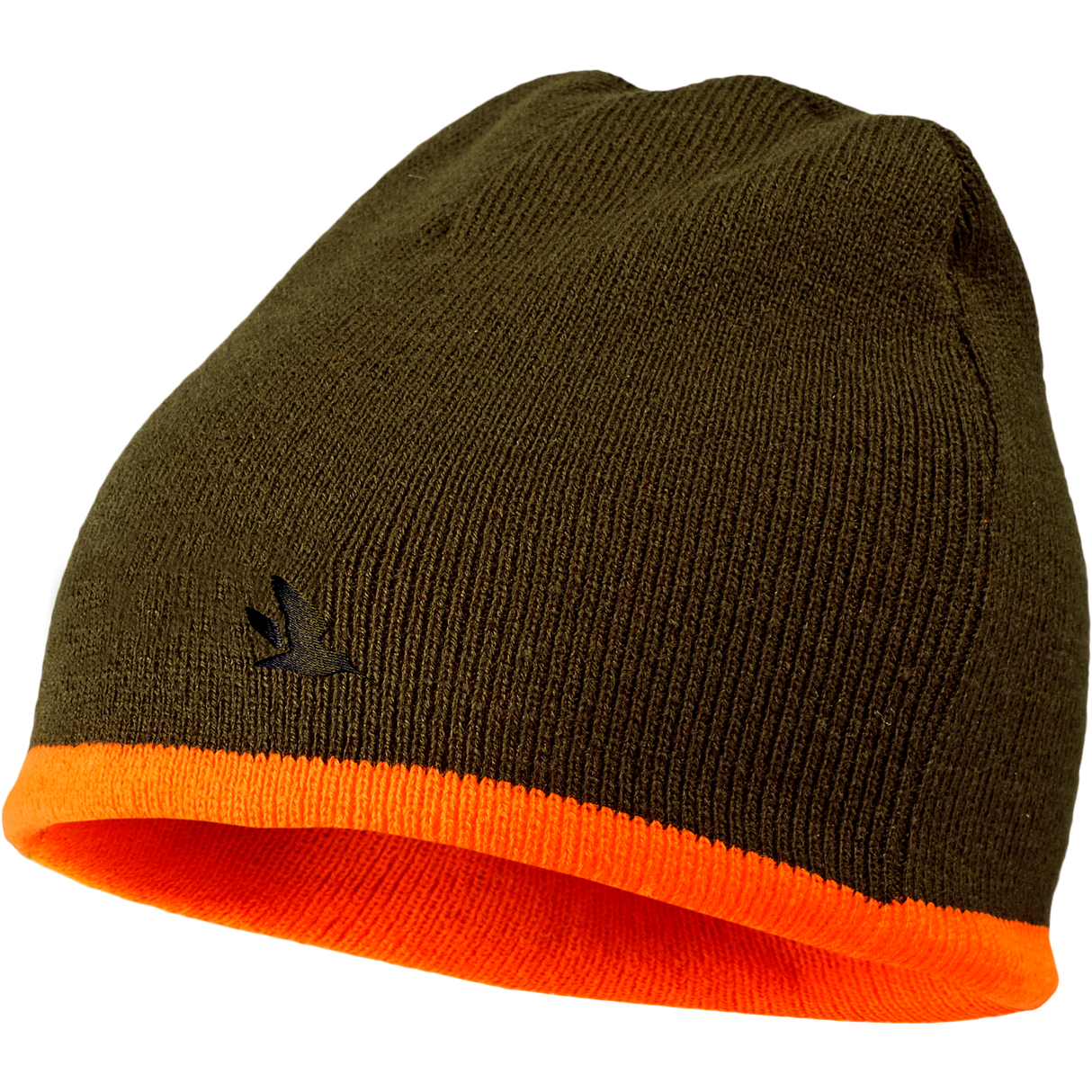 Ian Vändbar mössa/huva Hi-vis Orange/Pine green - Seeland