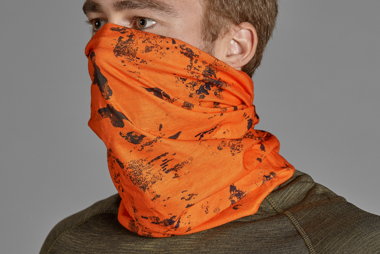 Halsvärmare 2-pack Pine green/InVis orange blaze - Seeland