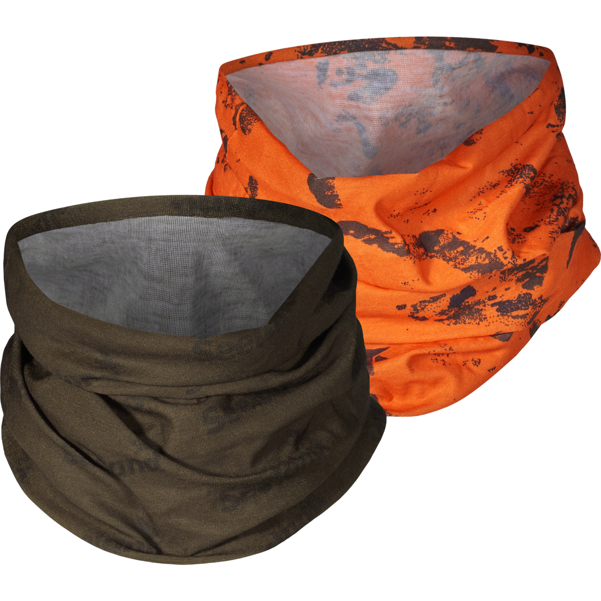 Halsvärmare 2-pack Pine green/InVis orange blaze - Seeland
