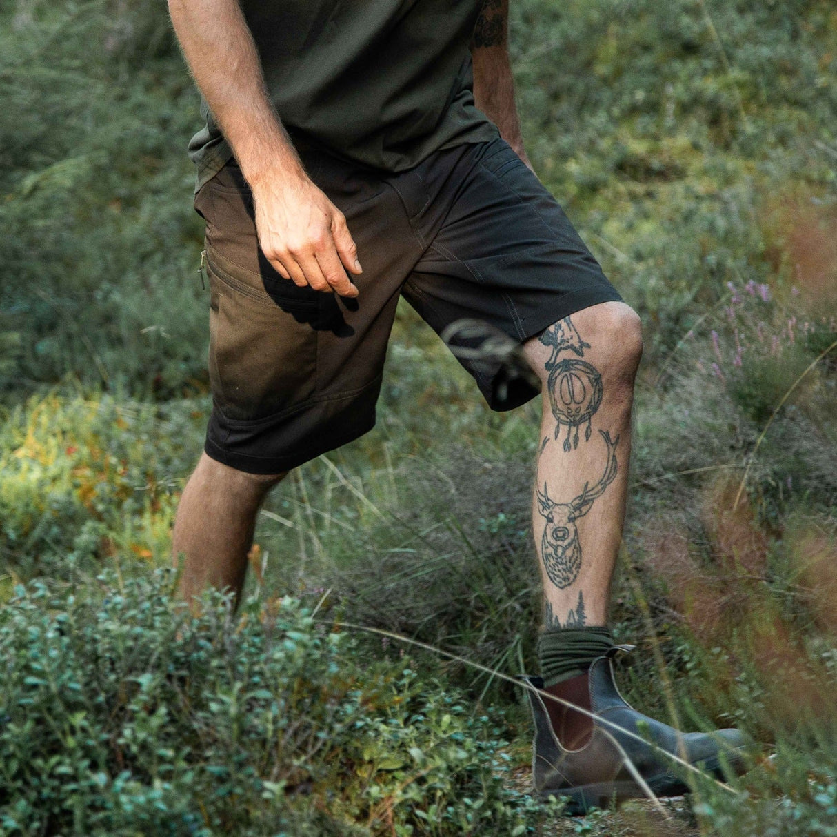 Asger Pro Shorts Mörkgrön - Northern Hunting