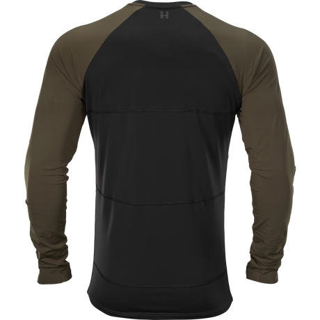 Heat L/S T-shirt Willow green/Svart - Härkila