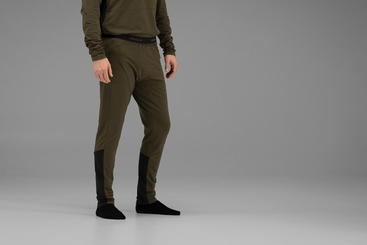 Heat långkalsonger Willow green/Svart - Härkila