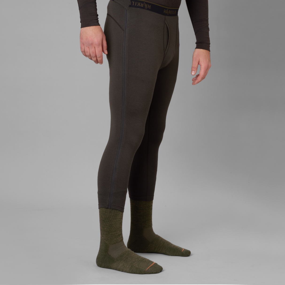 Base All Season långkalsonger med sidodragkedja Shadow brown - Härkila
