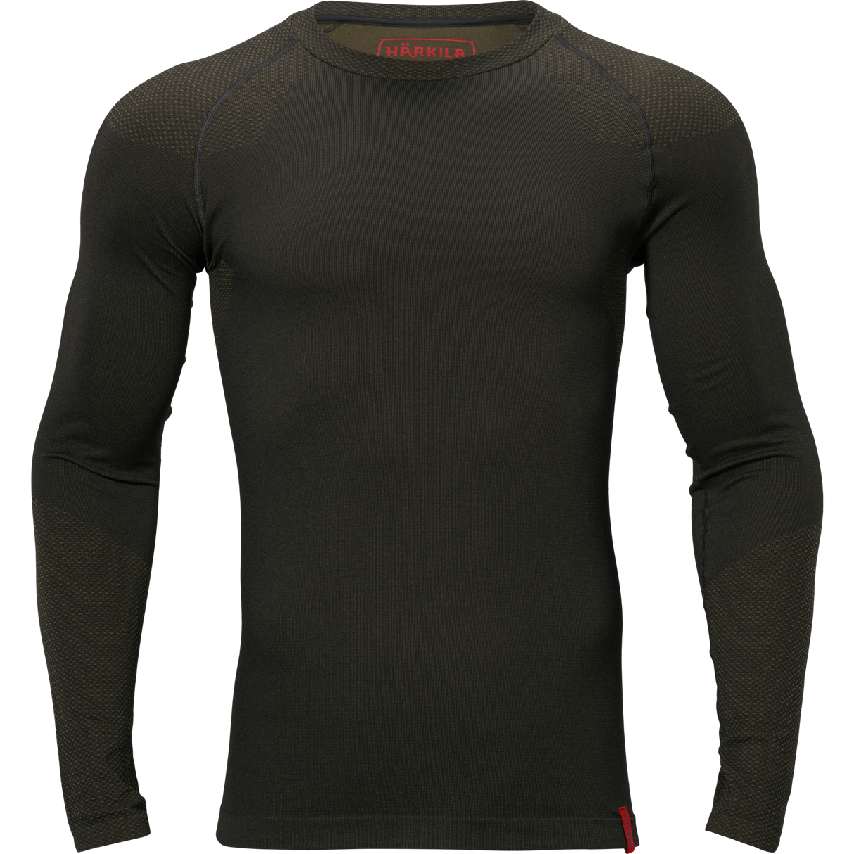 Base active L/S rund hals Dark willow green - Härkila