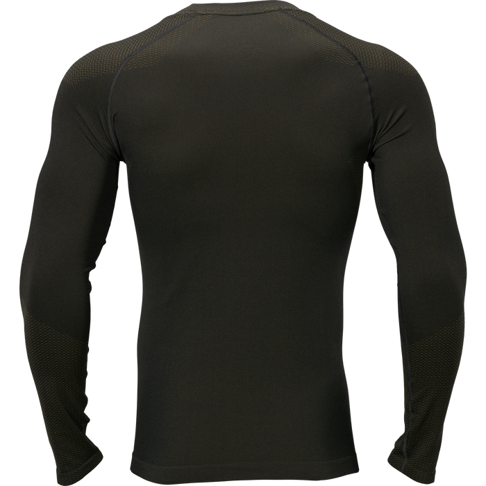 Base active L/S rund hals Dark willow green - Härkila