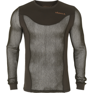 Base Mesh tröja med rund hals Shadow brown - Härkila