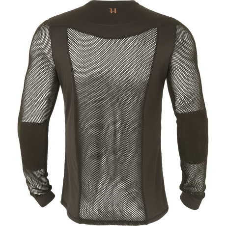 Base Mesh tröja med rund hals Shadow brown - Härkila