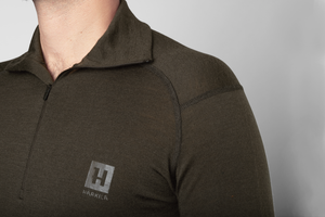 Bas Allround halv-zip Shadow brown - Härkila