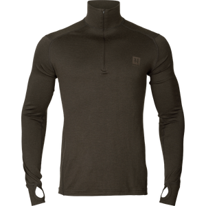 Bas Allround halv-zip Shadow brown - Härkila