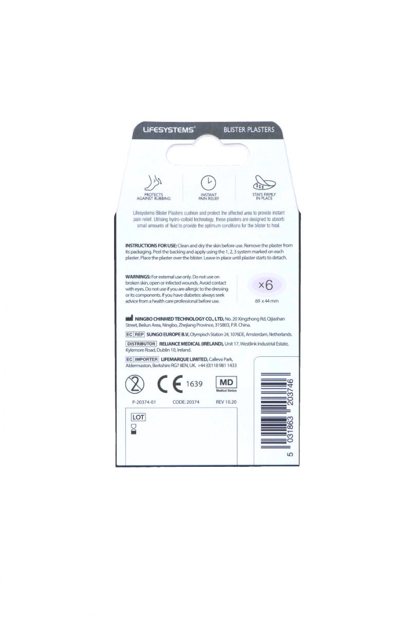 Blister Plasters (6-pack) - Life Systems