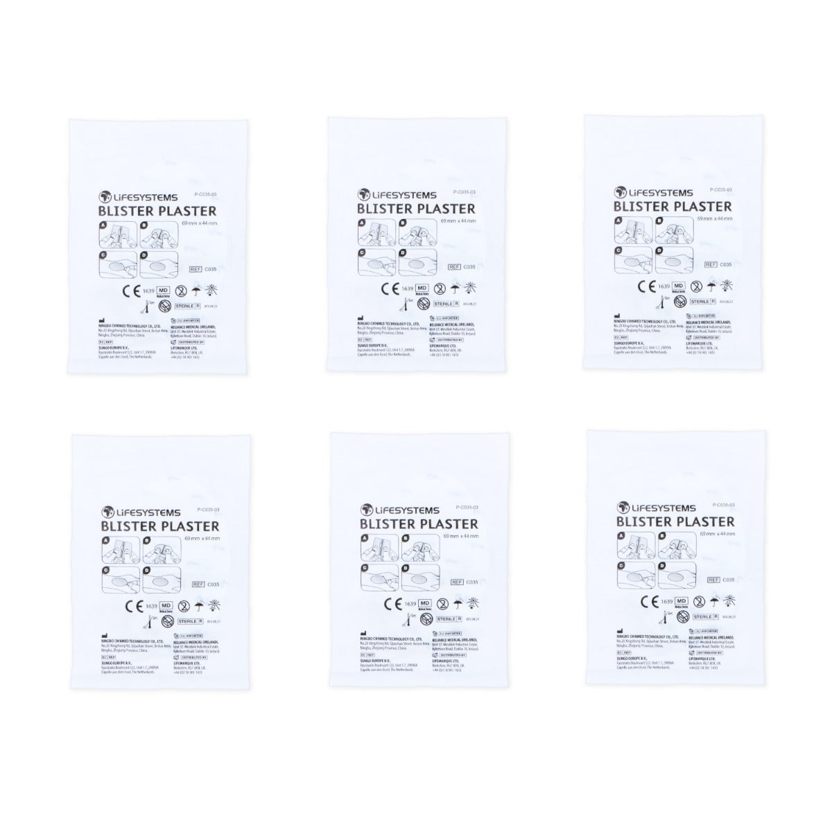 Blister Plasters (6-pack) - Life Systems