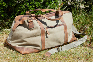 Resväska Canvas/Hunter Läder