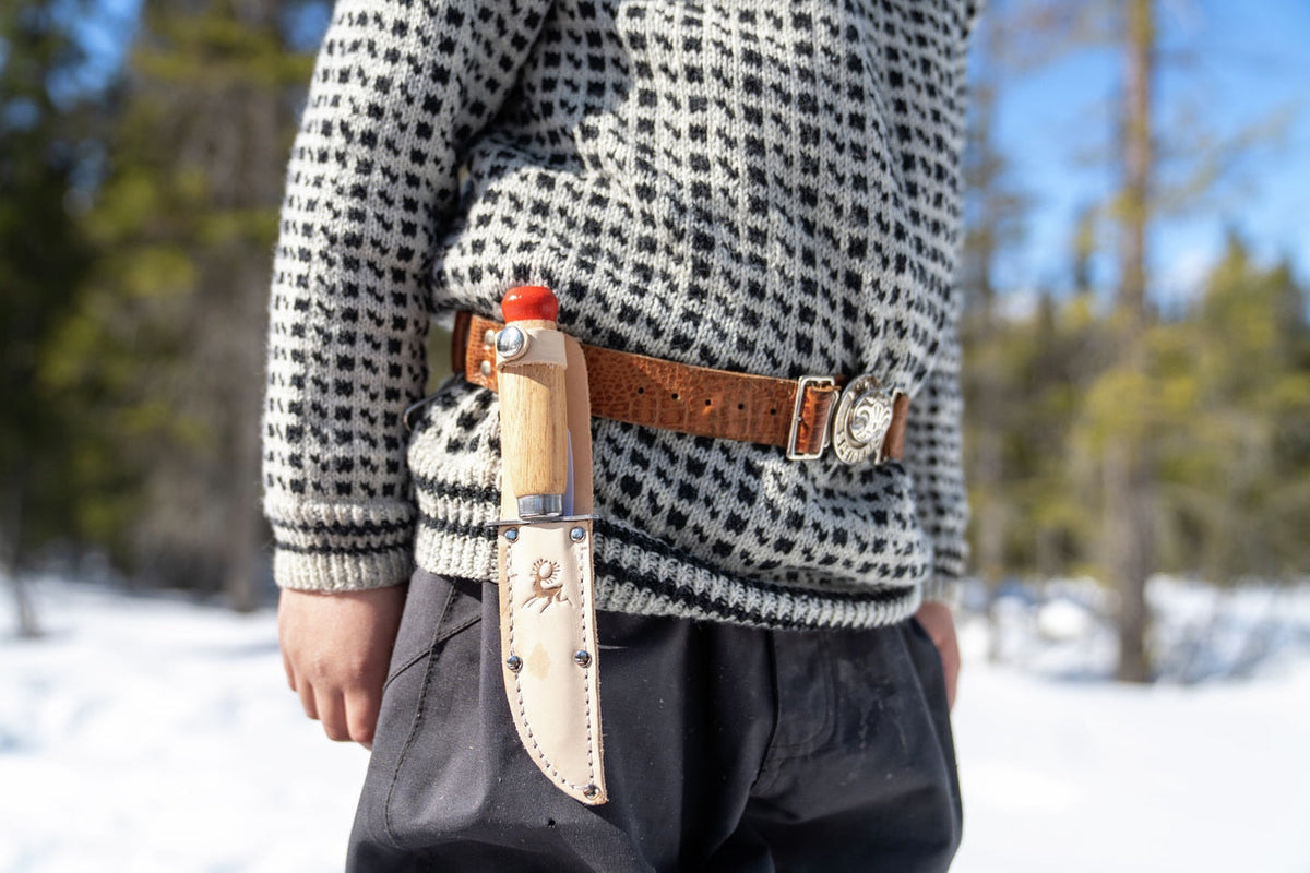 Kniv Speider trubbig spets – Brusletto