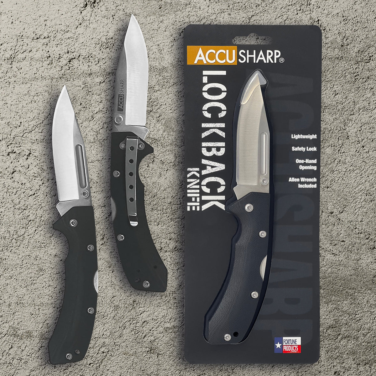 AccuSharp Fällkniv svart – Accusharp