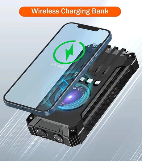 Powerbank 30.000 mAh med solcell - Ignition