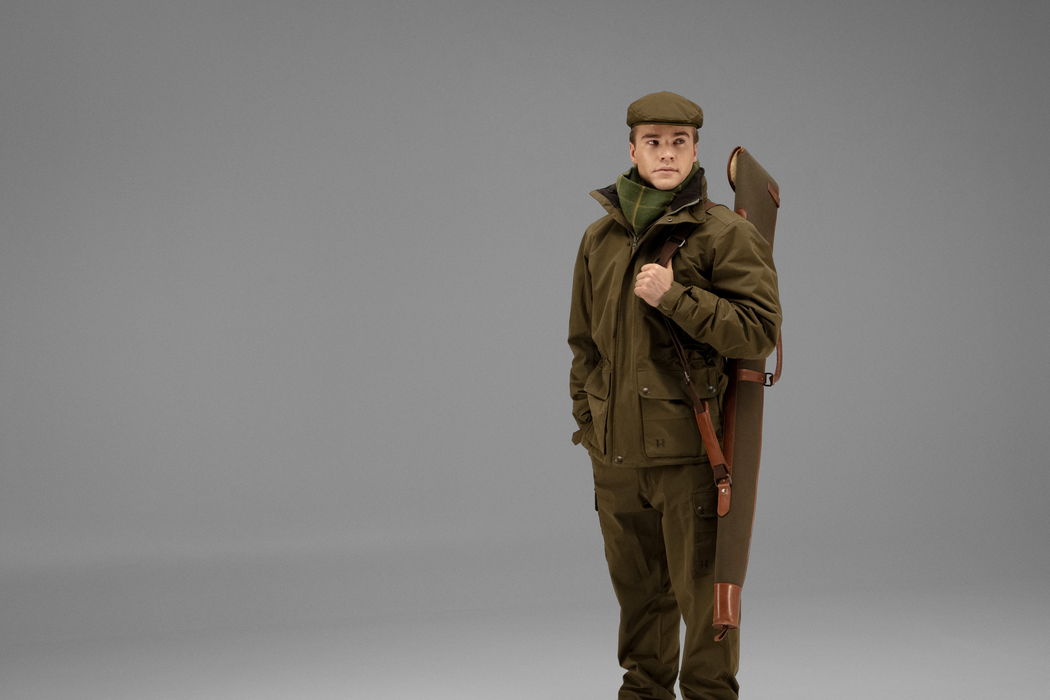 Retrieve gevärfodral i canvas/läder Warm olive - Härkila